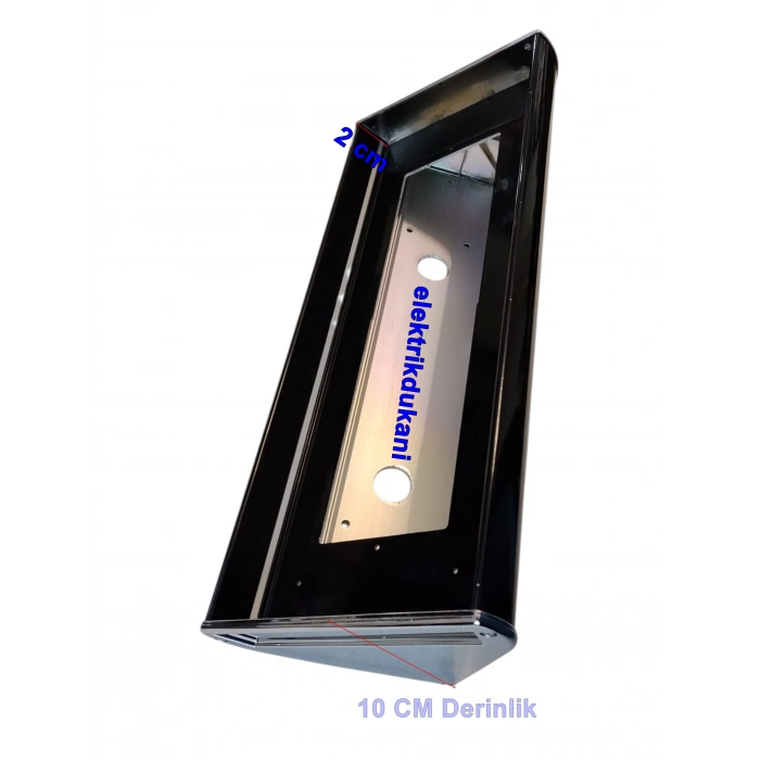 AUDIO Konsept SİYAH Görüntülü Zil Paneli Çevirme Aparatı 358mm x 147mm