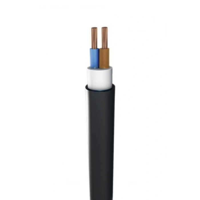 ALKAN 2x10mm Kablo Yer Altı Elektrik Kablosu SİYAH YVV (NYY) 0.6/1 kV