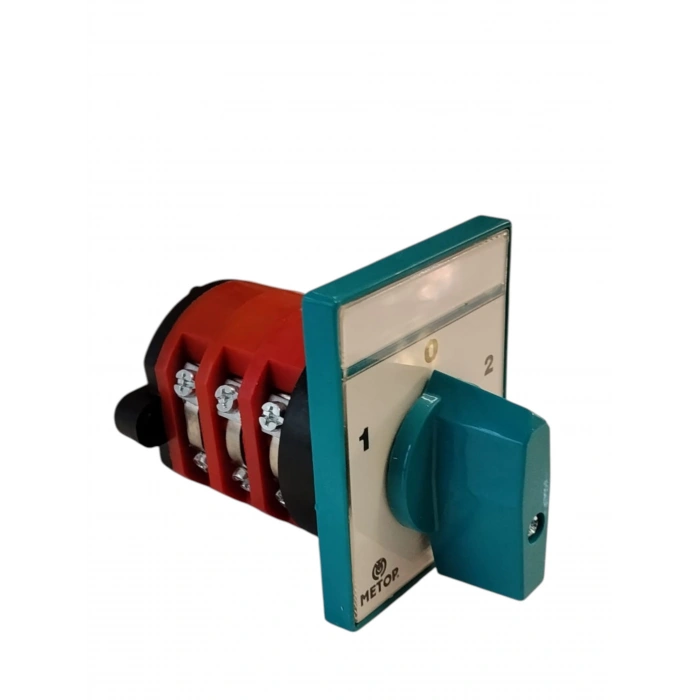 METOP 3X16A Üç Fazlı Trifaze Kutup Değiştirici Pako Şalter(1-0-2) Jeneratör Şalteri
