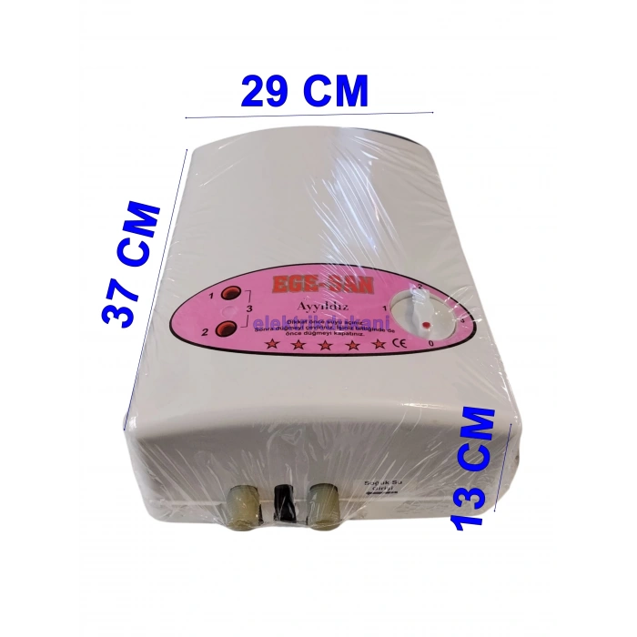 EGESAN Ayyıldız Ani Banyo Su Isıtıcı Şofben 7500w 220v Volt