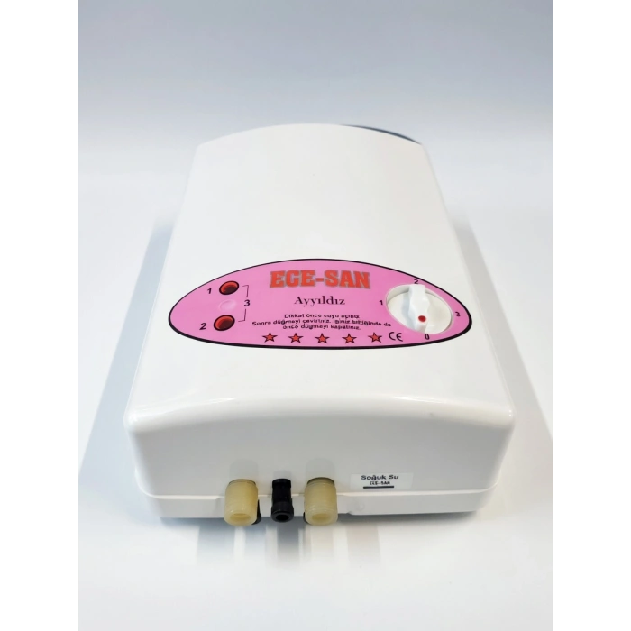 EGESAN Ayyıldız Ani Banyo Su Isıtıcı Şofben 7500w 220v Volt
