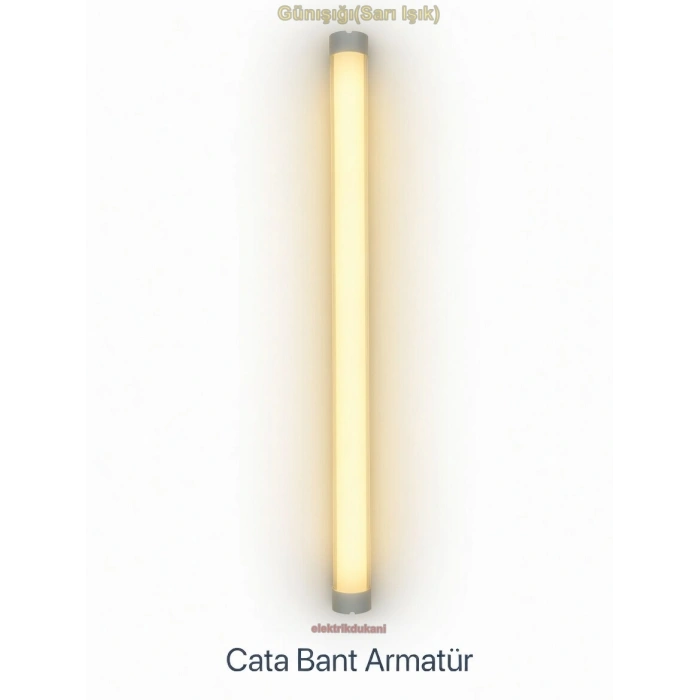 CATA 120cm 36w GÜNIŞIĞI Yatay Led Bant Armatür 3200k IP20 220 Volt