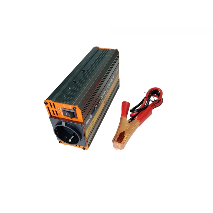 POWERMASTER 12v - 220v Ac 500w Çevirici Modified Sinus İnverter 350w - 500 Watt (12 Volt Giriş 220 Volt Çıkış)