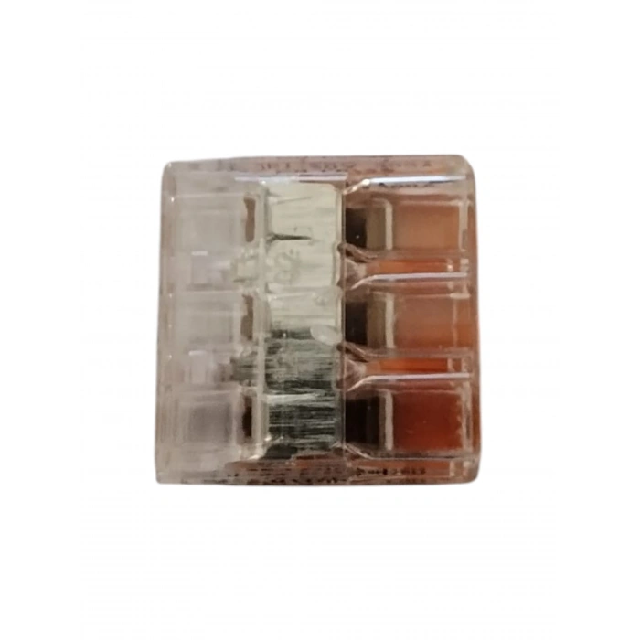 WAGO 3lü Mandallı Tırnaklı Buat Klemensi 0.14-4mm Arası (Üçlü Buat Klemensi)