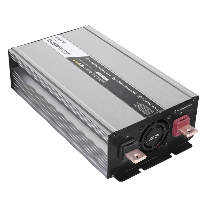 S-LİNK 12v - 220v Ac 1500w Çevirici Modified Sinus İnverter 1500 Watt (12 Volt Giriş 220 Volt Çıkış)