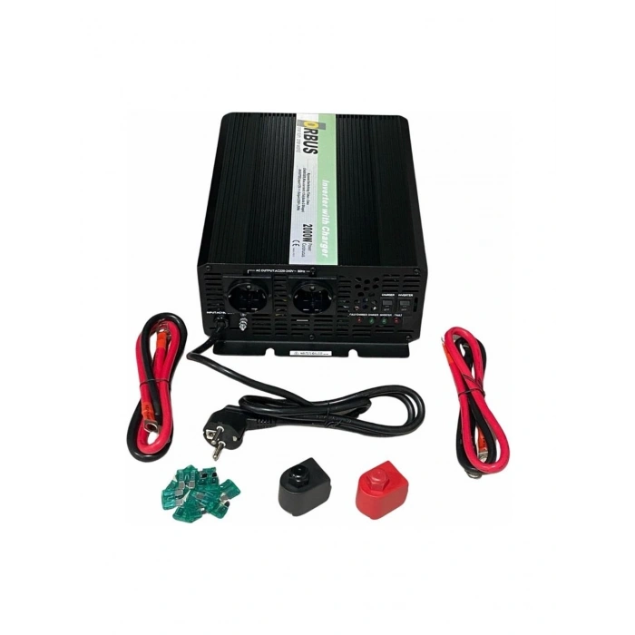 ORBUS 12v - 220v Ac 1000w Çevirici Modified Sinus İnverter 1000 Watt (12 Volt Giriş 220 Volt Çıkış)