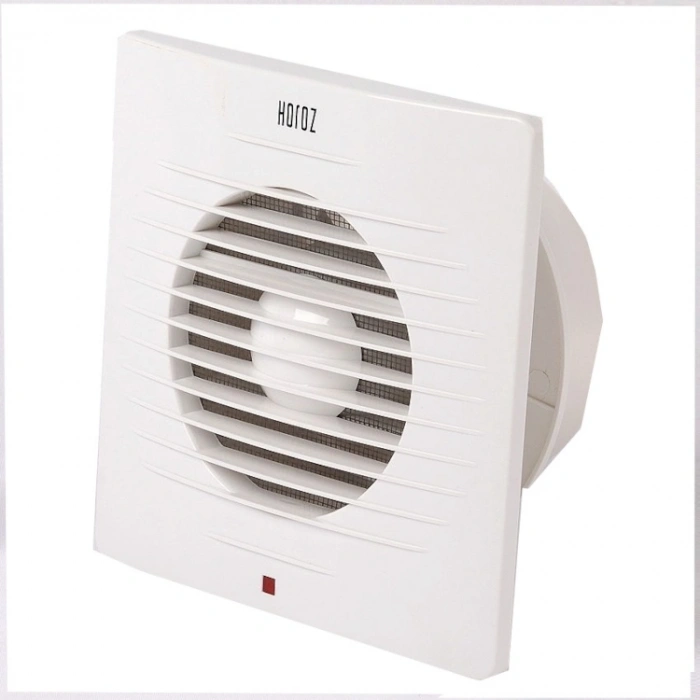 HOROZ Fan-150 150 lik Banyo ve Mutfak Havalandırma Aspiratörü Plastik Beyaz 20w IP20 220 Volt (Montaj Delik Çapı 150mm 15cm 6 İnç )