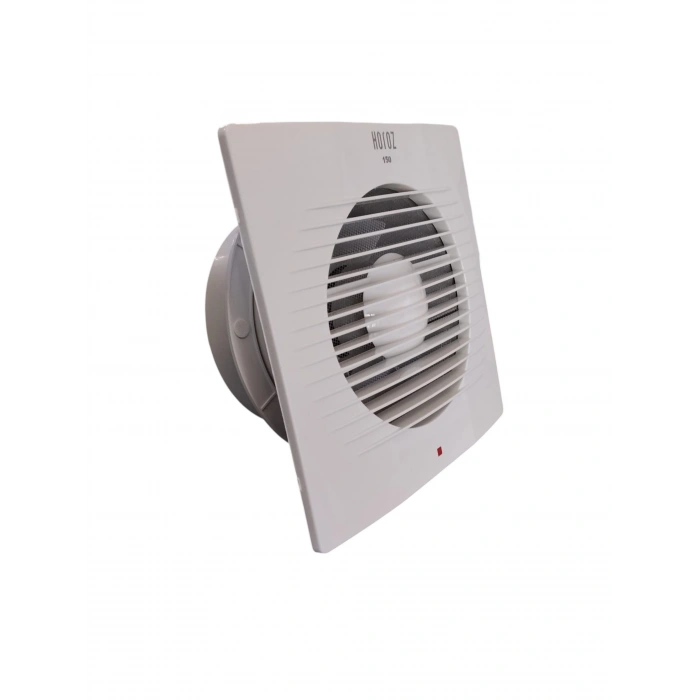 HOROZ Fan-150 150 lik Banyo ve Mutfak Havalandırma Aspiratörü Plastik Beyaz 20w IP20 220 Volt (Montaj Delik Çapı 150mm 15cm 6 İnç )