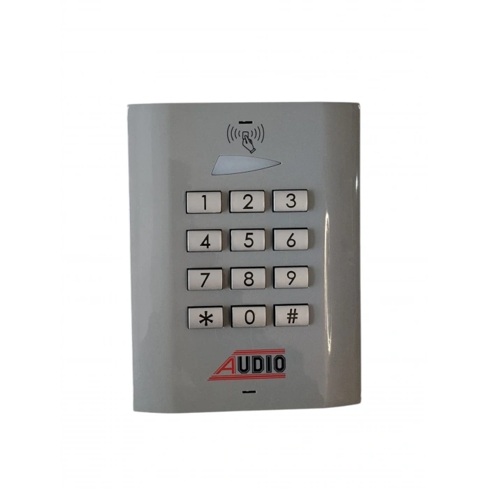 AUDIO Yeni KGP ŞİFRELİ + (Temassız) KARTLI Tuş Takımlı Kapı Giriş Sistemi 12-24 Volt Arası Ac Veya 18-24 Volt Arası Dc İle Çalışır