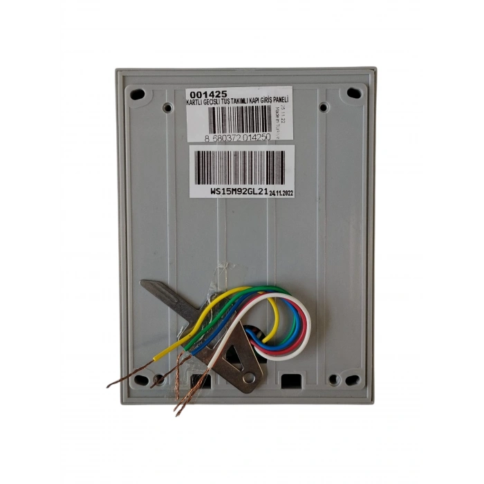 AUDIO Yeni KGP ŞİFRELİ + (Temassız) KARTLI Tuş Takımlı Kapı Giriş Sistemi 12-24 Volt Arası Ac Veya 18-24 Volt Arası Dc İle Çalışır