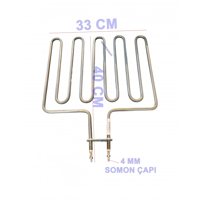 ENDER Hamam Sauna Sobası Rezistansı Flanşlı 2500w 220 Volt 8.5? Cr-Ni