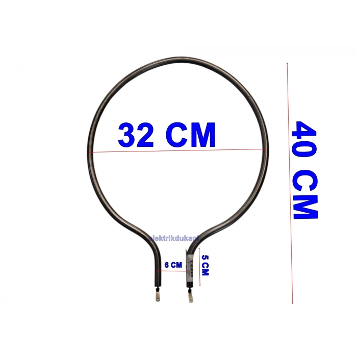 ENDER Fırın Boru Rezistansı 750w 32cm (Ampul Tipi Kalın) 220 Volt 11? DKP