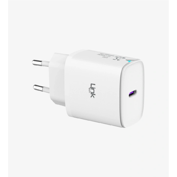 LİNKTECH Pd Type-C & Type-C Kablolu Şarj Aleti Set BEYAZ 25w Pd/Pd  3.0