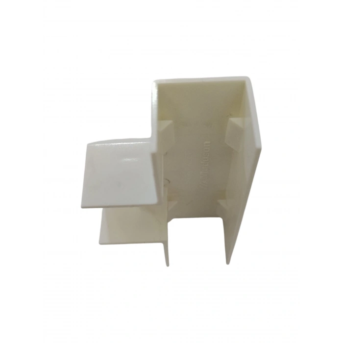 MUTLUSAN 16x16 Kablo Kanalı T Köşe Ek Parçası Plastik Beyaz