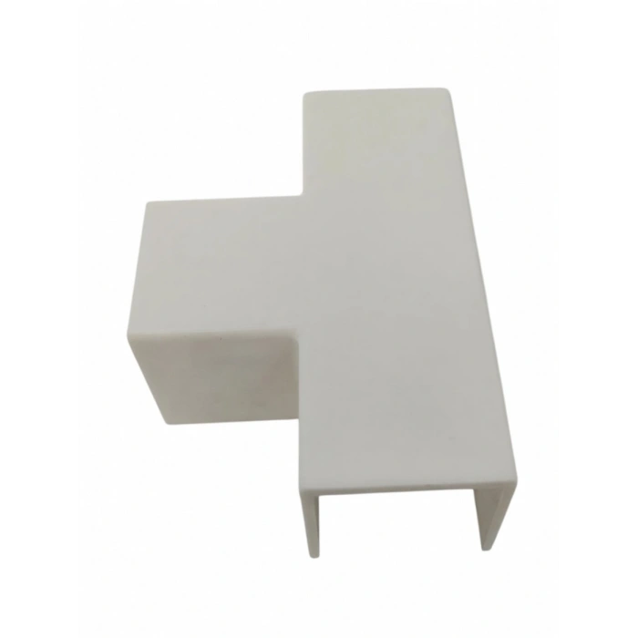 MUTLUSAN 25x16 Kablo Kanalı T Köşe Ek Parçası Plastik Beyaz