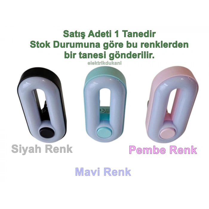 GOLDSILVER Üç Renk Işık Işık 1 Watt Anahtarlı Ledli Gece Lambası 220v 1w