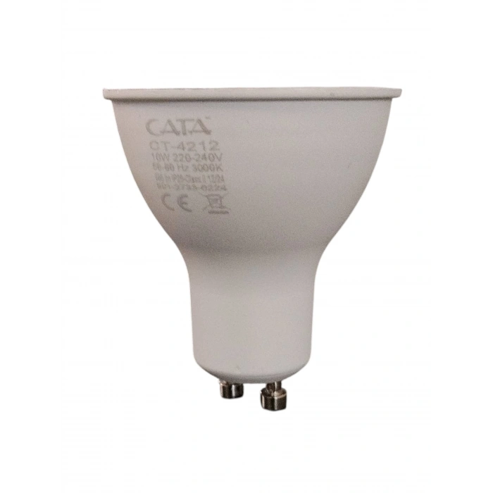 CATA  GU10 Duylu GÜNIŞIĞI 9w Çanak Led Spot Ampul 3000k (Starter Duylu)