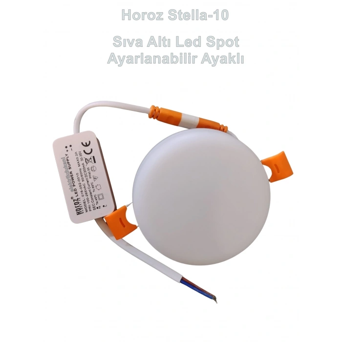 HOROZ Stella-10 10w BEYAZ Işık Çerçevesiz Ayarlanabilir Sıva Altı Led Panel Spot 10 Watt 6400k 935lm 220V IP20
