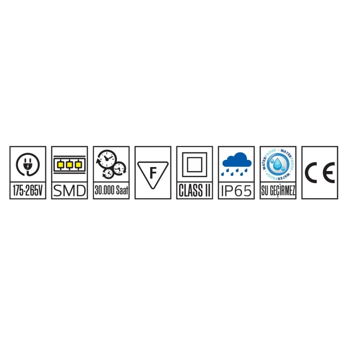HOROZ Scarlett-30 3 CCT Siyah 30w 3 Renk Işık Yuvarlak Sıva Üstü Led Glop 6400k-4200k-3000k BEYAZ-GÜNIŞIĞI-Açık GÜNIŞIĞI Işık 2700lm 30 Watt 220 Volt IP54 S. Ü. (Su ve Toz Geçirmez)