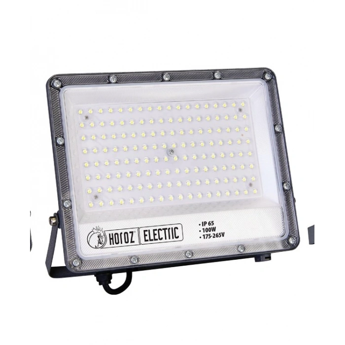 HOROZ Margay-100 100w BEYAZ Led Projektör SMD 6400k IP65 10.000lm (100 Watt 220 Volt)