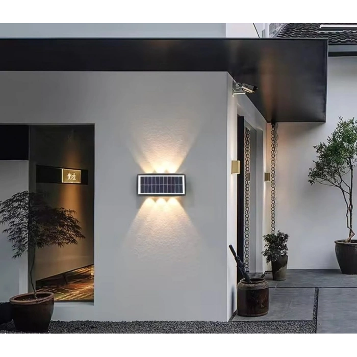CATA Kos 20w Solar Aplik Günışığı Dış Mekan 3200k 20 Watt IP65 (Güneş Enerjili Duvar Aplik Armatür)