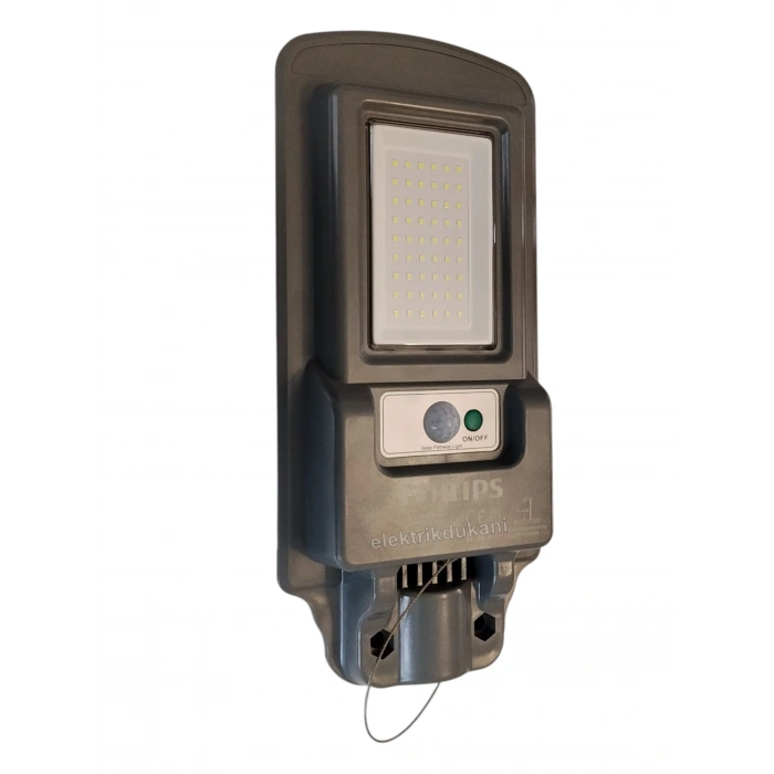 PHILIPS 100w Solar Ledli Sokak Lambası Armatür 6500k BEYAZ Işık 1000lm IP65 (Kumandalı Güneş Enerjili)
