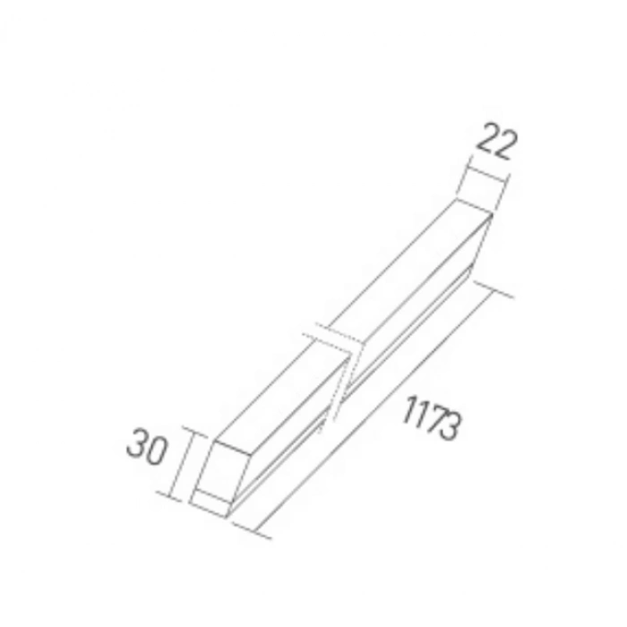 ACK 120cm 14W BEYAZ T5 LED BANT ARMATÜR ANAHTARLI