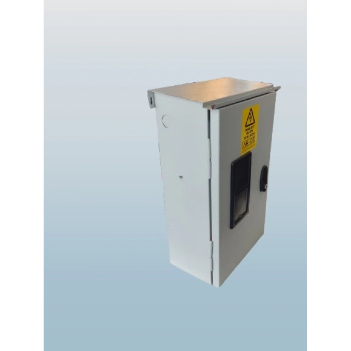 AKÖZ 1 Trifaze Sayaçlı Otomatlı Dar Şantiye Panosu Sıva Üstü 1 Trifaze 1 Monofaze Priz Yerli (Sac) ŞN-100