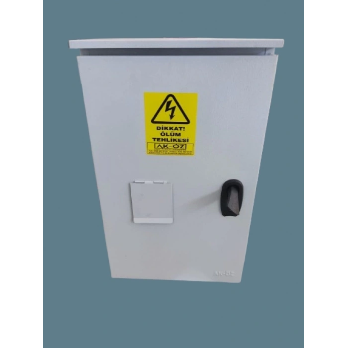 AKÖZ 1 Trifaze Sayaçlı 6 Otomatlı Sıva Üstü Pano