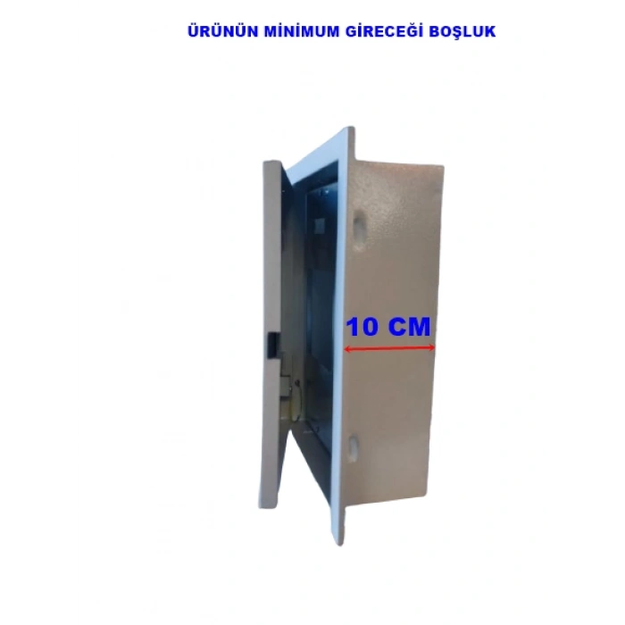 AKÖZ 1 Monofaze Sayaçlı 6 Otomatlı Sıva Altı Pano (Sac) 102