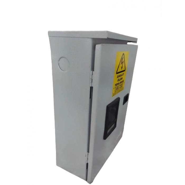 AKÖZ 1 Monofaze Sayaçlı 6 Otomatlı Sıva Üstü Pano (Sac)