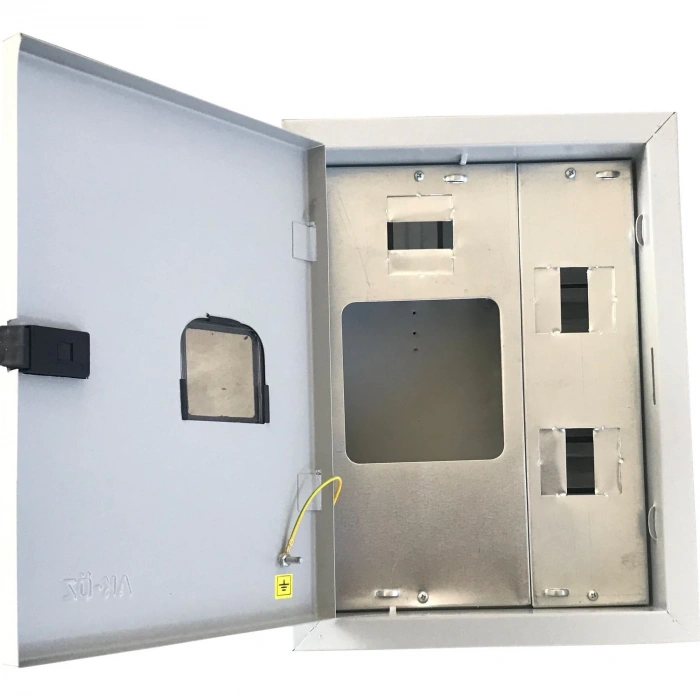 AKÖZ 1 Monofaze Sayaçlı 6 Otomatlı Sıva Üstü Pano (Sac)