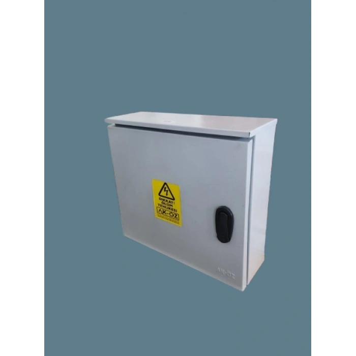 AKÖZ 2 Monofaze Sayaçlı 6 Otomatlı Sıva Üstü Pano (Sac) S. Ü. 214