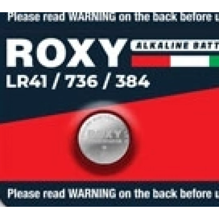 Alkaline Düğme Pil LR-41 AG3 LR41 1.5v (Saat - Oyuncak - Ateş Ölçer Pili 1 Adet Fiyatıdır)