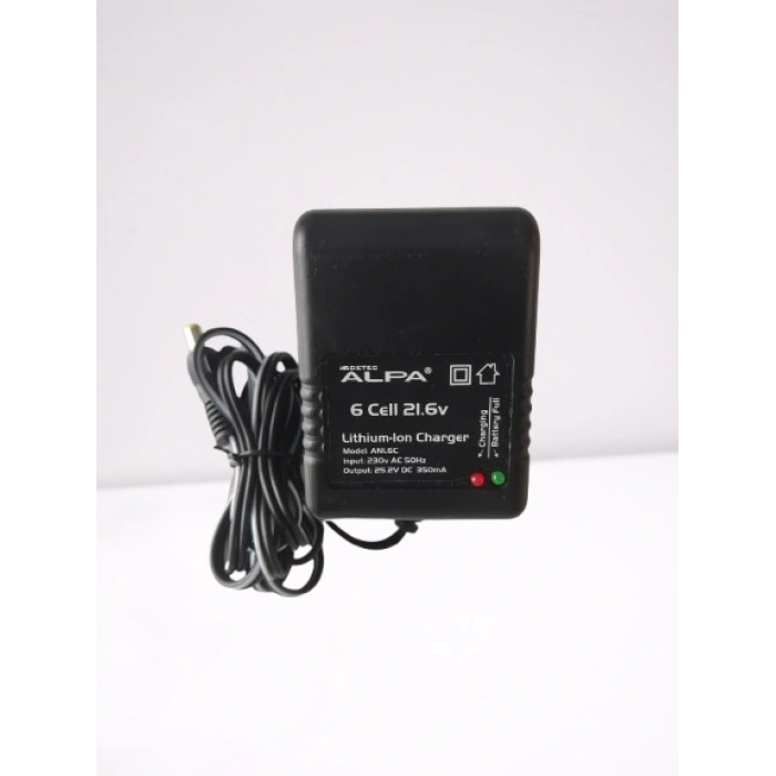 ALPA 21.6v 350 mA Lithium-İon Matkap Ve Şarjlı Süpürge Şarj Adaptörü 6Cell