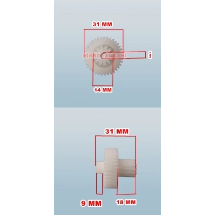 ARNİCA CH Rapid Rondo Bıçak Çevirici Çift Dişlisi (Orjinal Parça)