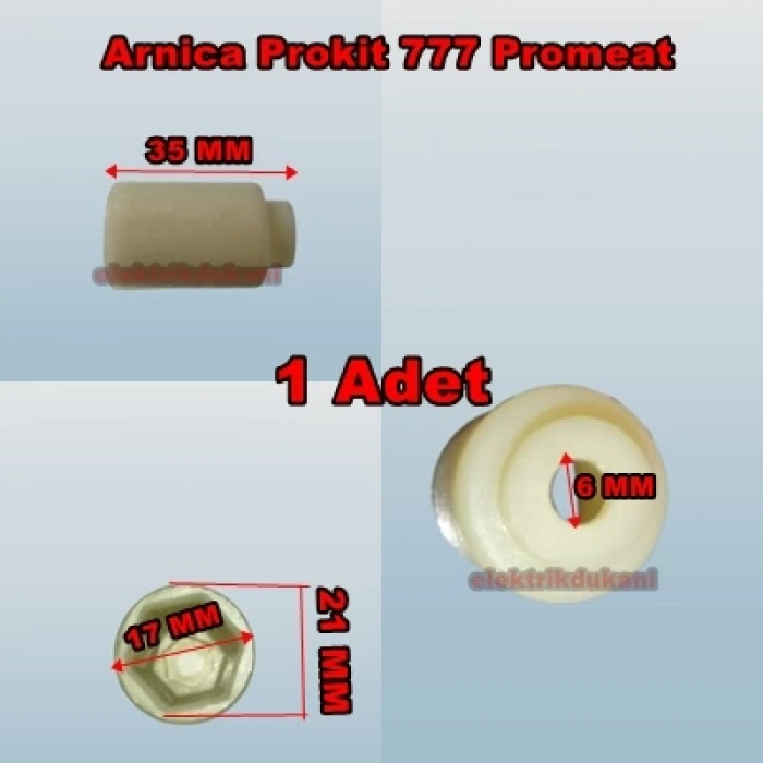 Arnica Co Erg Kavrama Değiştirme Dişli Taşıyıcısı Plastik Prokit 777 Promeat Orjinal Ürün (1 Adet)