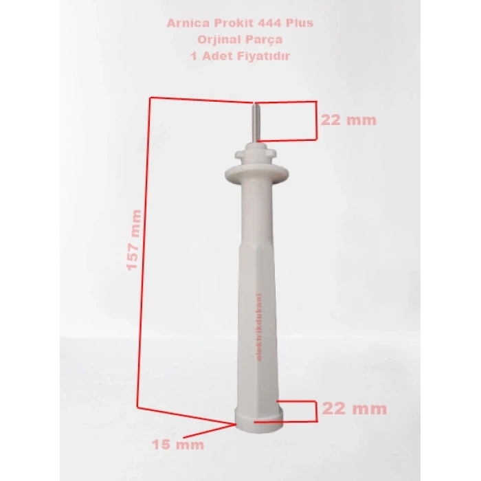 ARNİCA CO-UE Rende Diski Taşıyıcı Beyaz Mil (Prokit Mutfak Robotu Orjinal Ürün)