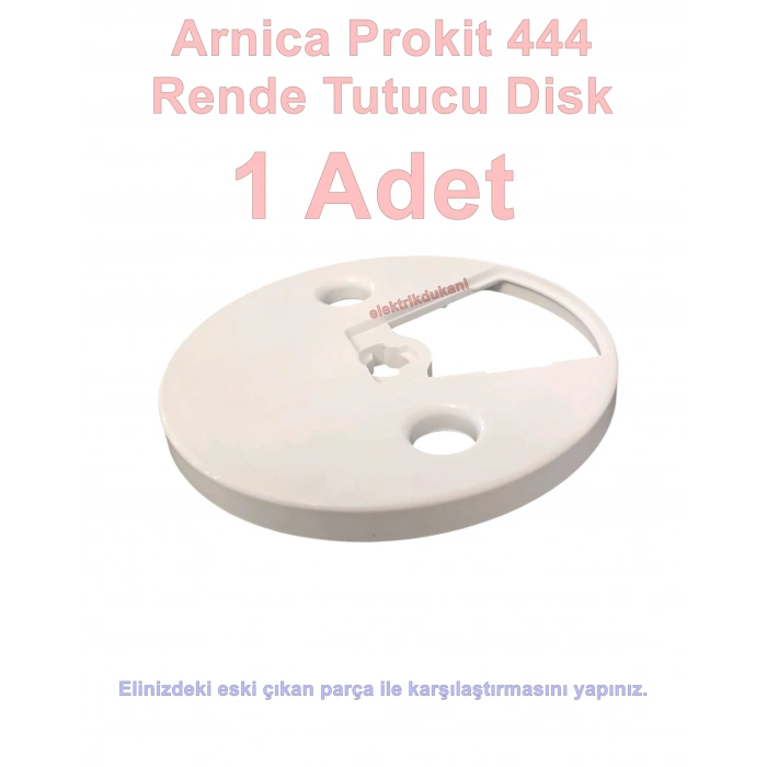 ARNİCA CO-UE Rende Tutucu Disk Beyaz (Prokit Mutfak Robotu Orjinal Ürün)