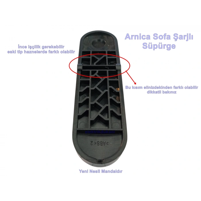 Arnica FL Sofa Hazne Kilit Mandalı ROSE (Gül Rengi) Renk (Yeni Tip Delikli Orjinal Ürün)