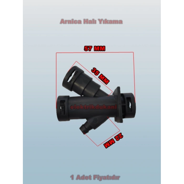 Arnica Halı Yıkama Bypass Plastik Gövde Yedek Parça Orjinal