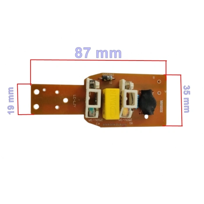 ARNİCA Orbital Blendır Tuş Paneli Elektronik Devresi