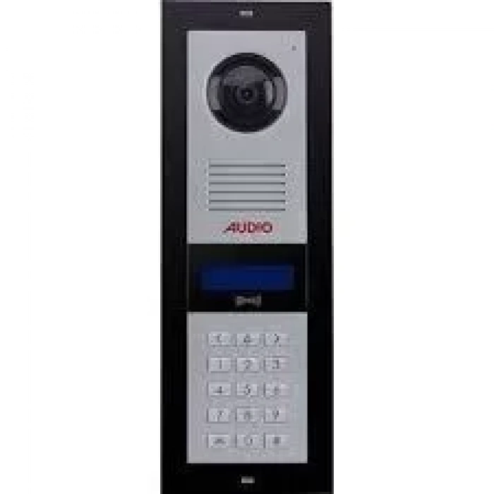 AUDIO Bus Plus 2x16 LCD Ekranlı Kameralı Mekanik Butonlu Zil Paneli Şifre + Kart Okumalı (2 Satır Ekran)