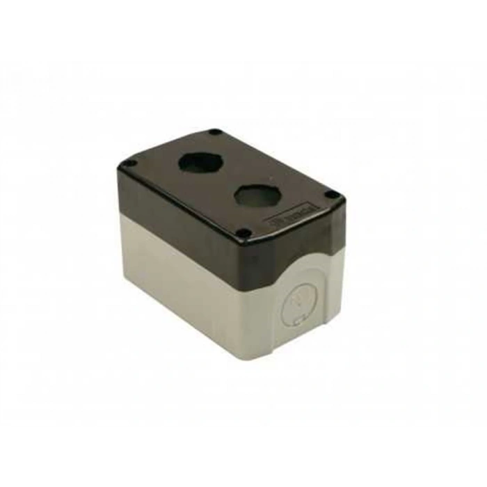 BEMİS 2 Lİ BOŞ BUTON KUTUSU SİYAH/GRİ