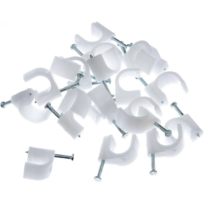 No:3 (10lu pk.) Beton Çivili Kablo Tutturma Kroşe (10 Lu Paket)