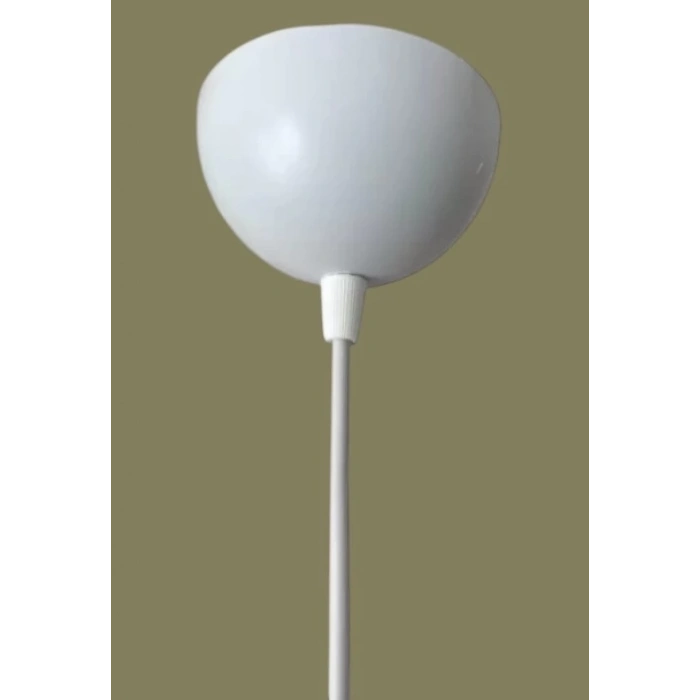 BEYAZ Plastik Hazır Takım Tekli Tesisat E-27 Duylu Kablo