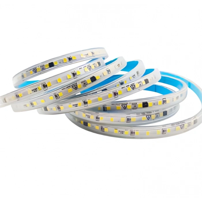 CATA 10 Çip 220V Dış Mekan Trafosuz Şerit Led Amber Kendinden Yapışkanlı (120 Led)