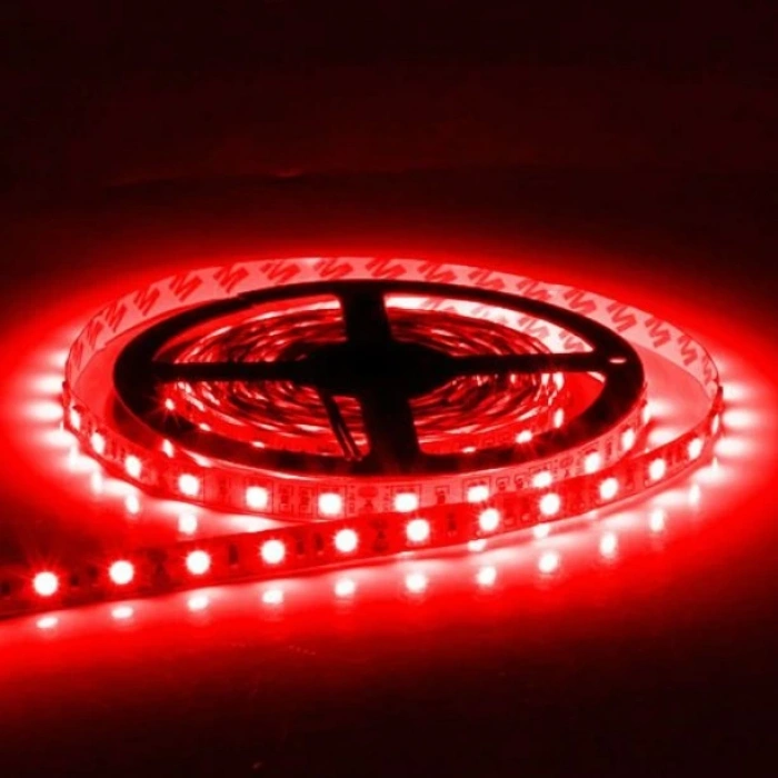 CATA 12v Dc Dış Mekan KIRMIZI Şerit Led IP44 (3 Çip Üç Çip)