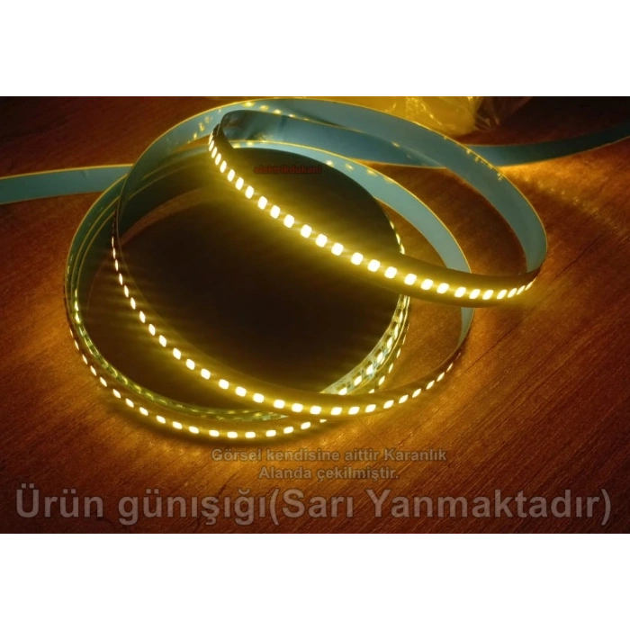 CATA 12v Dc GÜNIŞIĞI 16w/240 Led Extra Parlak İç Mekan Şerit Led IP20 12 Volt 1mt