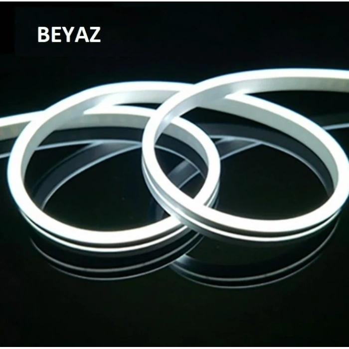 CATA 12V NEON Led Hortum Beyaz (1MT FİYATI) Pk. 50Mt